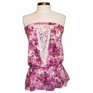 Weavers strapless blouse